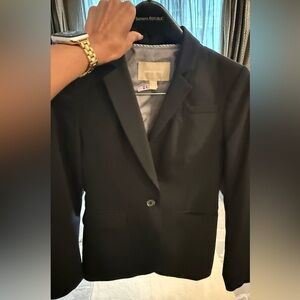 Banana Republic Classic lightweight wool Black Blazer 0P